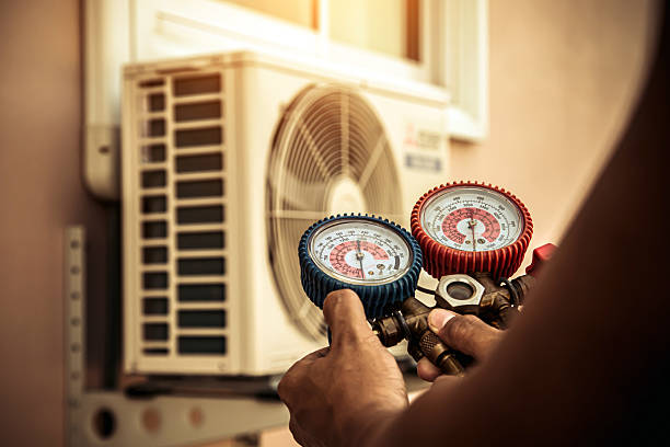 Professional Hvac Installation technician working in Johnstown, NY